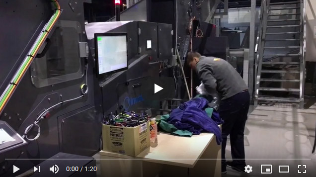 Inwatec Fully Automatic Sorting of Soiled Workwear