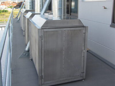 SUS製外網式集塵装置(省スペース)